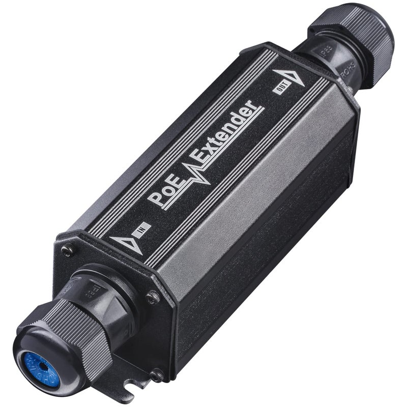 Cudy Gigabit Outdoor Waterproof IP67 PoE Extender, 10/100/1000Mbps, POE Repeater/Amplifier, Wall Mount, IEEE 802.3at/802.3af, 1 Channel PoE Repeater for IP Cameras, VoIP Phone, POE15 - Image 1